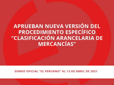 Alerta Legal | ADUANERO Y COMERCIO EXTERIOR – 13/04