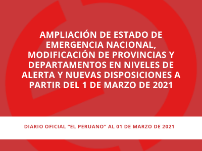 Alerta Legal | ESTADO DE EMERGENCIA – 02/03